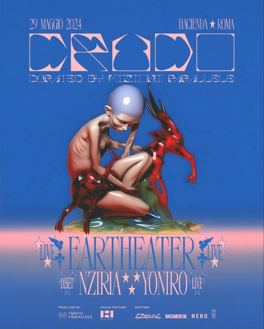 Yoniro QNTM, opening Eartheater, Roma